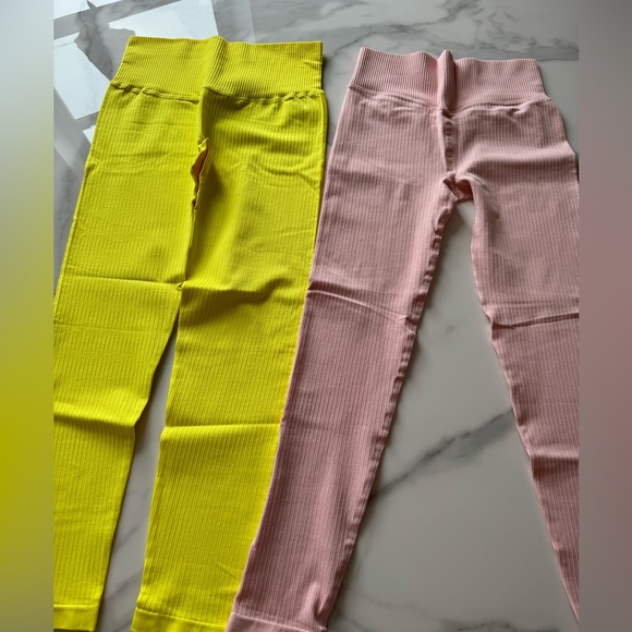 Women's 2 Piece Tracksuit Workout - plus extra Seamless High Waist Leggings - Picture 7 of 12